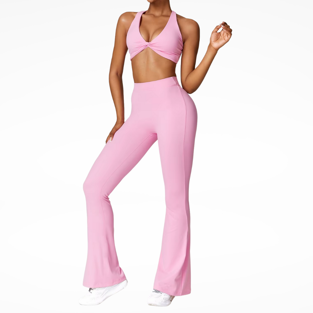 MILA SET, BRA + BUBBLE BUTT FLARE PANTS