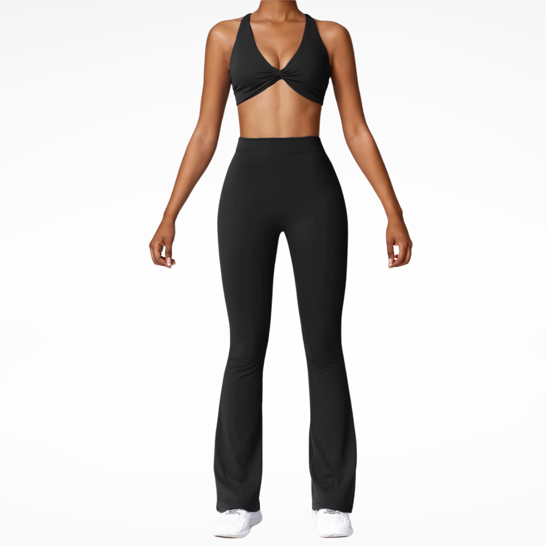 NOA SET,  BRA + BUBBLE BUTT FLARE PANTS